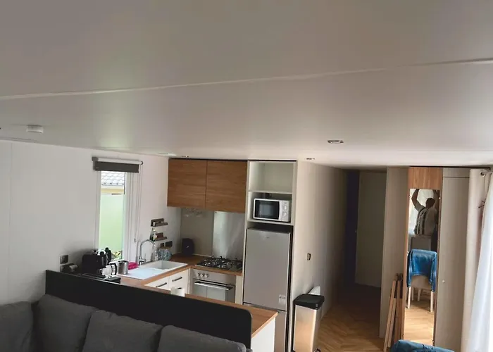 キャンプ場 Grand Mobile-home 45m2 Au Calme Et Au Bord De サン・ブルヴァン・レ・パン